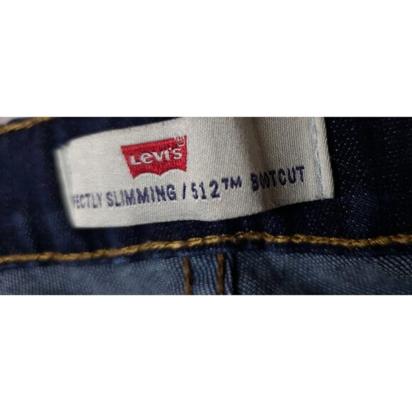 VTG Levis 512 Womens Juniors 14M (26x29) Perfectly Slimming Bootcut Denim Jeans - Picture 10 of 14